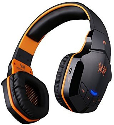 

Versiontech [2015 New Version] Bluetooth 4.0 Wireless Stereo Nfc Noice Isolating Gaming Headphones Headsets - Over Ear Cordless Headphones With 3.5Mm Headphone(Black)