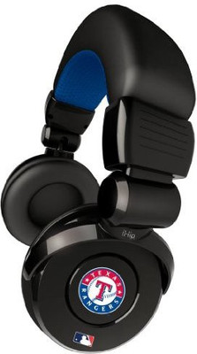 

Ihip Official Mlb - Texas Rangers - Noise Isolation Pro Dj Quality Headphone With Detachable Cord And Built-In Microphone With Headphone(Black)