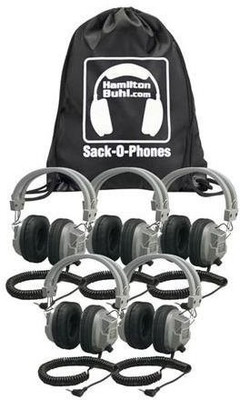 

Buhl Deluxe 6 Piece Sack-O-Phone Headphone(Grey)