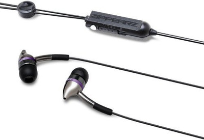 

Zippearz Nouveau Earbuds In-Ear Headphones With Adjustable Ear Loops Headphone(Black)