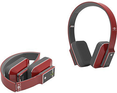

Ideausa 'S Atomicx Hp001Bt-R On-Ear High-Definition Bluetooth Headphone W/ Mic & Carrying Case () Headphone(Red)