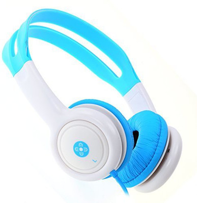 Moki Acc Hpkb Volume Limited Kids Headphones - Blue Headphone(Light Blue)