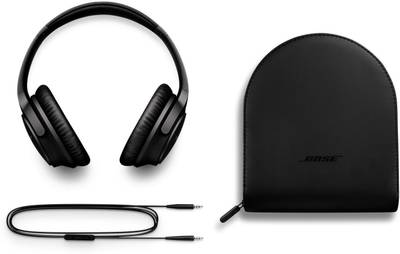 Bose SoundTrue Around Ear II Wired Headphones (Black, Over the Ear) 