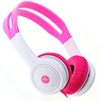 Moki Acc Hpkp Volume Limited Kids Headphones Headphone(Pink)