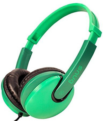 

Snug Plug N Play Kids Headphones For Children Dj Style () Headphone(Green)
