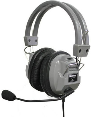 

Hamilton Electronics Ha7M Schoolmate Deluxe Headphone With Boom Microphone Headphone(Grey)