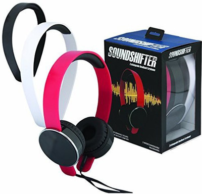 

Bags For Less tm Soundshifter Headphones With Interchangeable Headbands Red And Black Headphone(Multicolor)