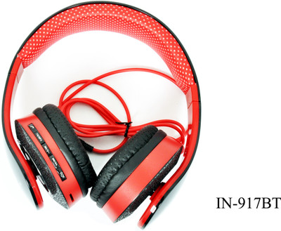 

A Connect Z BT-917-HDPHN-848 Headphone(Red, Over the Ear)