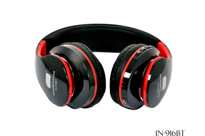 

A Connect Z BT-916-HDPHN-ReD837 Headphone(Red, Over the Ear)