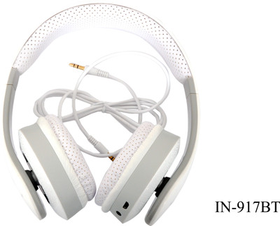 

A Connect Z BT-917-HDPHN-852 Headphone(White, Over the Ear)