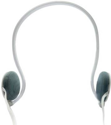 Portronics Oye POR 565 Sports Headphone Wired Headphones (White, On the Ear) 