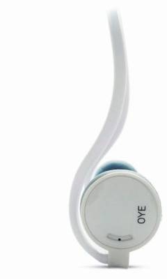Portronics Oye POR 565 Sports Headphone Wired Headphones (White, On the Ear) 