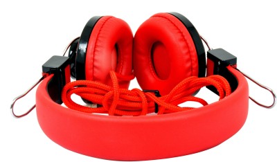A Connect Z HP-905-HdPH-RD412 Headphone(Red, Over the Ear) 1