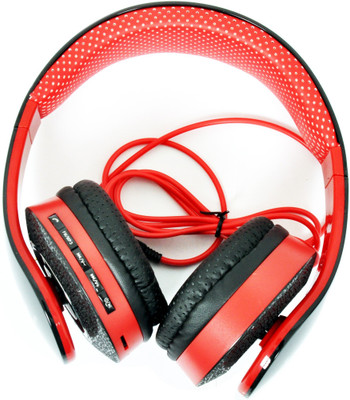

A Connect Z BT-917-Hdph448 Headphone(Red, Over the Ear)
