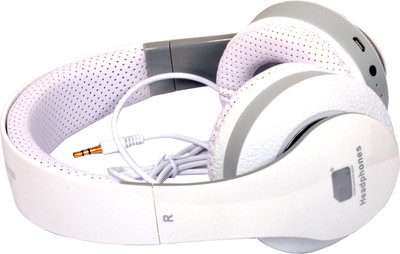 

A Connect Z BT-917-Hdph453 Headphone(White, Over the Ear)