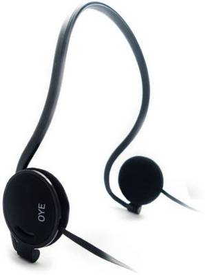 Portronics Oye POR 566 Sports Headphone Wired Headphones (Black, On the Ear) 