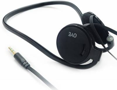 Portronics Oye POR 566 Sports Headphone Wired Headphones (Black, On the Ear) 