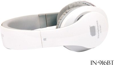 

A Connect Z BT-916-HDPHN-841 Headphone(White, Over the Ear)
