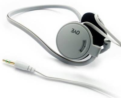 Portronics Oye POR 563 Sports Headphone Wired Headphones (Grey, On the Ear) 