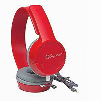 

Signature VM-61 Headphone(Red, Over the Ear)