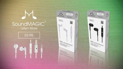 SoundMagic ES19S Black Wired Headset With Mic