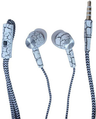 

Reliable Super Sound Wired Headset With Mic Headphone(White, In the Ear)