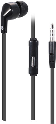 

Foxin FEM-101 Black Headphone(Black, In the Ear)