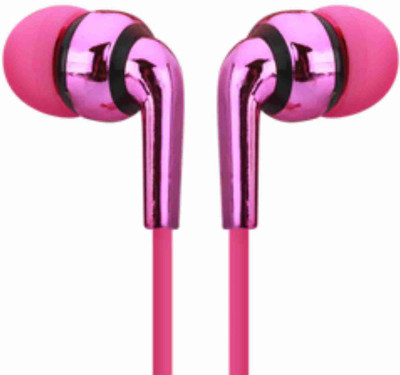 

Foxin FEM-105 Pink Headphone(Pink, In the Ear)