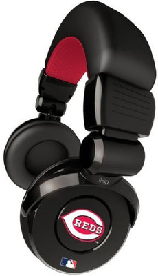 

Ihip Official Mlb - Cincinnati S - Noise Isolation Pro Dj Quality Headphone With Detachable Cord And Built-In Microphone With Headphone(Black)