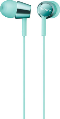 

Sony MDR-EX150 Headphone(Mint Blue, In the Ear)
