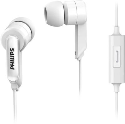 PHILIPS SHE1405WT/94 Wired Headset(White, In the Ear)