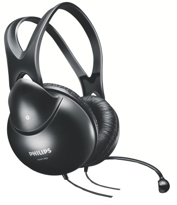 PHILIPS SHM1900/93 Wired Headset(Black, On the Ear)