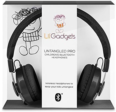 

Lilgadgets Untangled Pro Children'S Wireless Bluetooth Headphones With Shareport (Black) Headphone(Black)