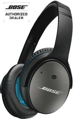 Bose QuietComfort 25 for Apple Devices Wired Headphones (Black, Over the Ear) 