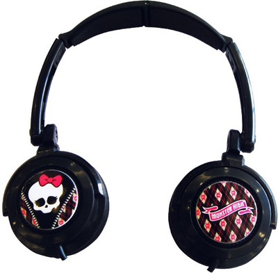 Monster High ZVMH-1500 Headphone(Black, On the Ear)