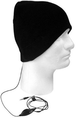 

Boss Tech Products, Inc. Btp-Hat- Stereo Tech Knit Hat With Built-In Handsfree - Retail Packaging Headphone(Black)
