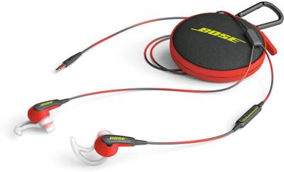 Bose SoundSport In Ear for Apple Devices Wired Headphones (Red, In the Ear) 