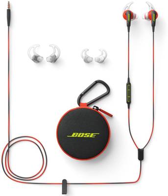 Bose SoundSport In Ear for Apple Devices Wired Headphones (Red, In the Ear) 