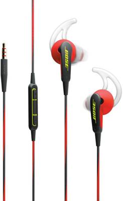 Bose SoundSport In Ear for Apple Devices Wired Headphones (Red, In the Ear) 