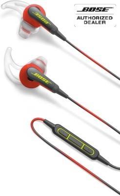 Bose SoundSport In Ear for Apple Devices Wired Headphones (Red, In the Ear) 