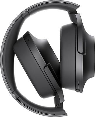 Sony h.ear on Wireless NC MDR-100ABN Headphone bluetooth Headphones (Charcoal Black, Over the Ear) 