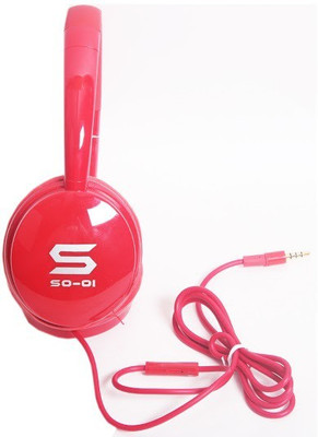 

Callmate Metal SO-01 Headphone(Red, On the Ear)