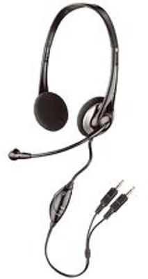 Plantronics Audio 326 Wired Headset with Mic(Black, On the Ear)