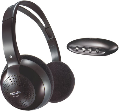 

Philips SHC1300/10 Bluetooth Headphone(Black, On the Ear)