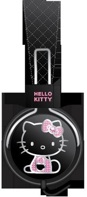 

Sakar Hello Kitty Bling Headphones W/ Mic - (.5409-Mic) Headphone(Black)