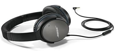 Bose QuietComfort 25 for Apple Devices Wired Headphones (Black, Over the Ear) 