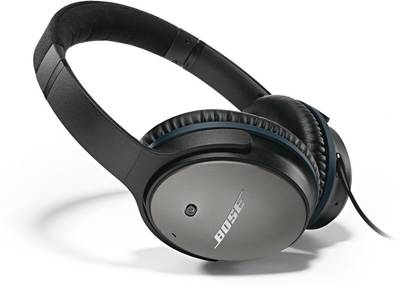 Bose QuietComfort 25 for Apple Devices Wired Headphones (Black, Over the Ear) 