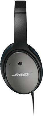 Bose QuietComfort 25 for Apple Devices Wired Headphones (Black, Over the Ear) 