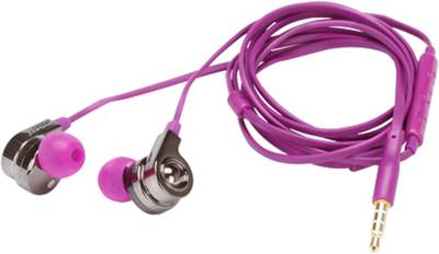 Pisen G 105 Wired Headphones (Purple, In the Ear) 