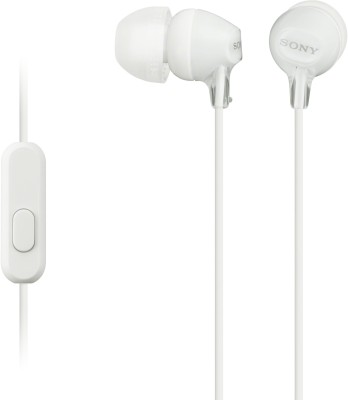 SONY EX15AP Wired Gaming Headset(White, In the Ear)